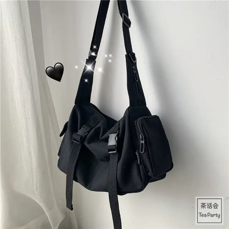 Canvas Crossbody Bags Women Men Fashion Capacity Handbags-handbag-All10dollars.com