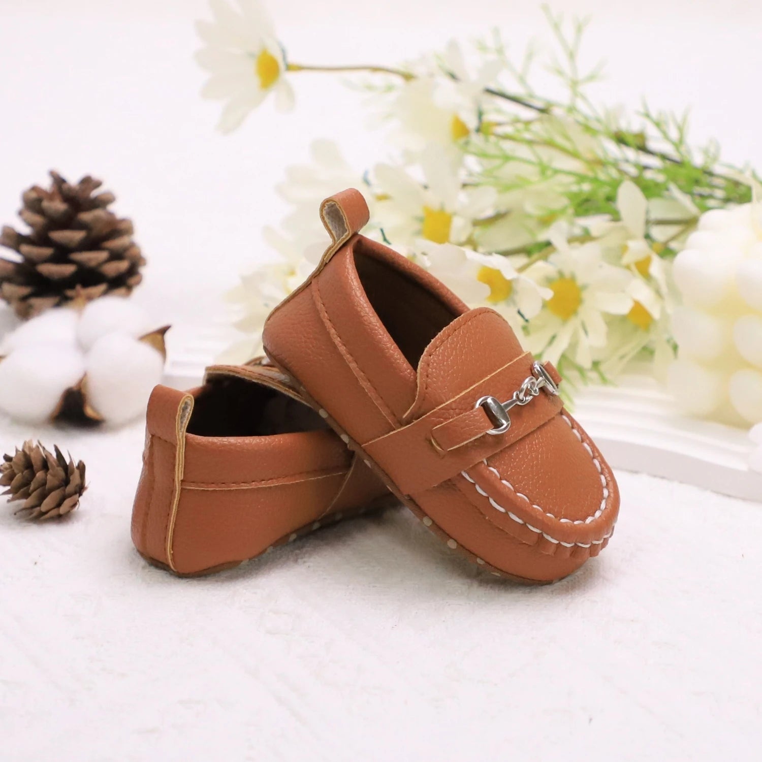 Casual Slip on Loafer Shoes For Baby Boys Non Slip Flat Shoes-All10dollars.com