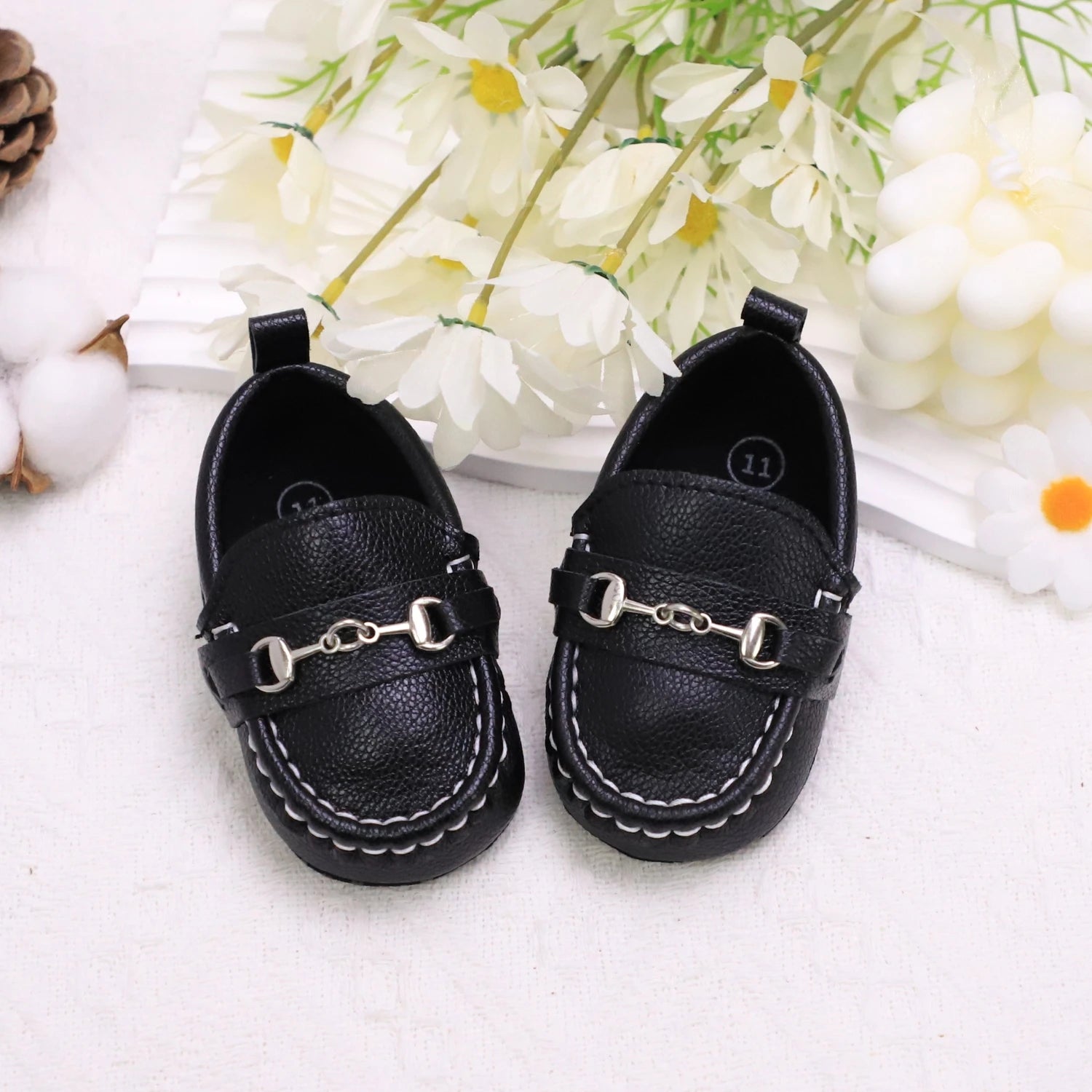 Casual Slip on Loafer Shoes For Baby Boys Non Slip Flat Shoes-All10dollars.com