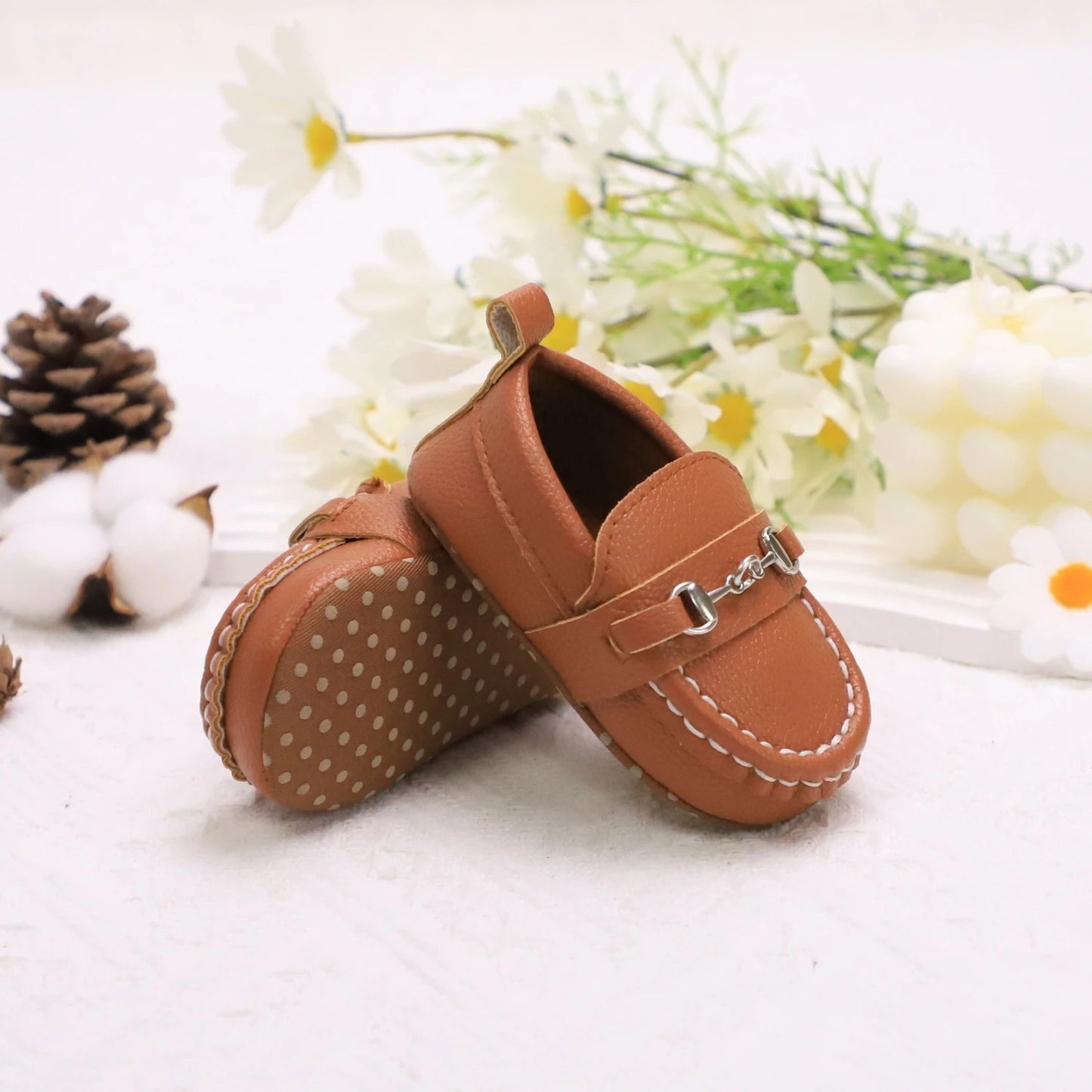 Casual Slip on Loafer Shoes For Baby Boys Non Slip Flat Shoes-All10dollars.com