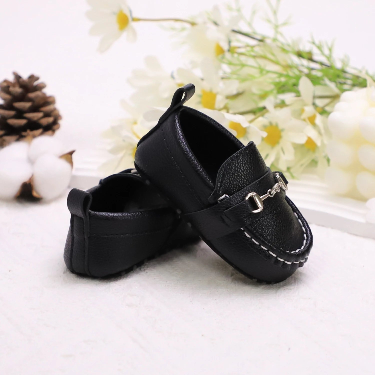 Casual Slip on Loafer Shoes For Baby Boys Non Slip Flat Shoes-All10dollars.com