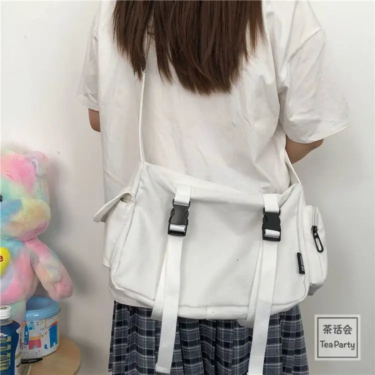 Canvas Crossbody Bags Women Men Fashion Capacity Handbags-handbag-All10dollars.com