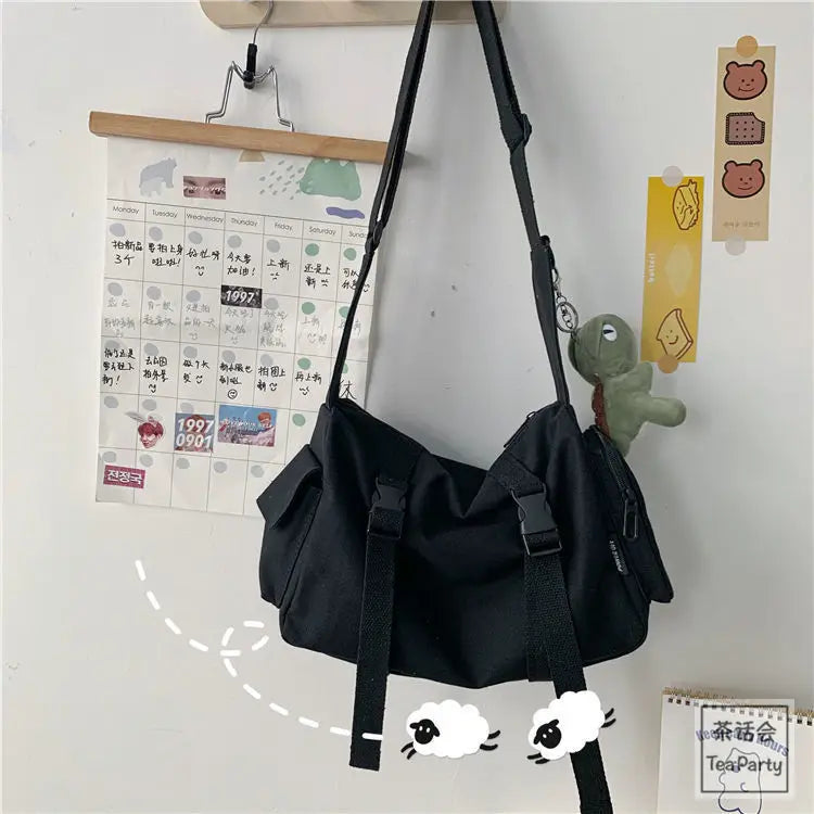 Canvas Crossbody Bags Women Men Fashion Capacity Handbags-handbag-All10dollars.com