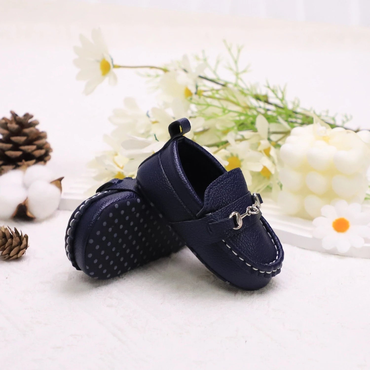 Casual Slip on Loafer Shoes For Baby Boys Non Slip Flat Shoes-All10dollars.com