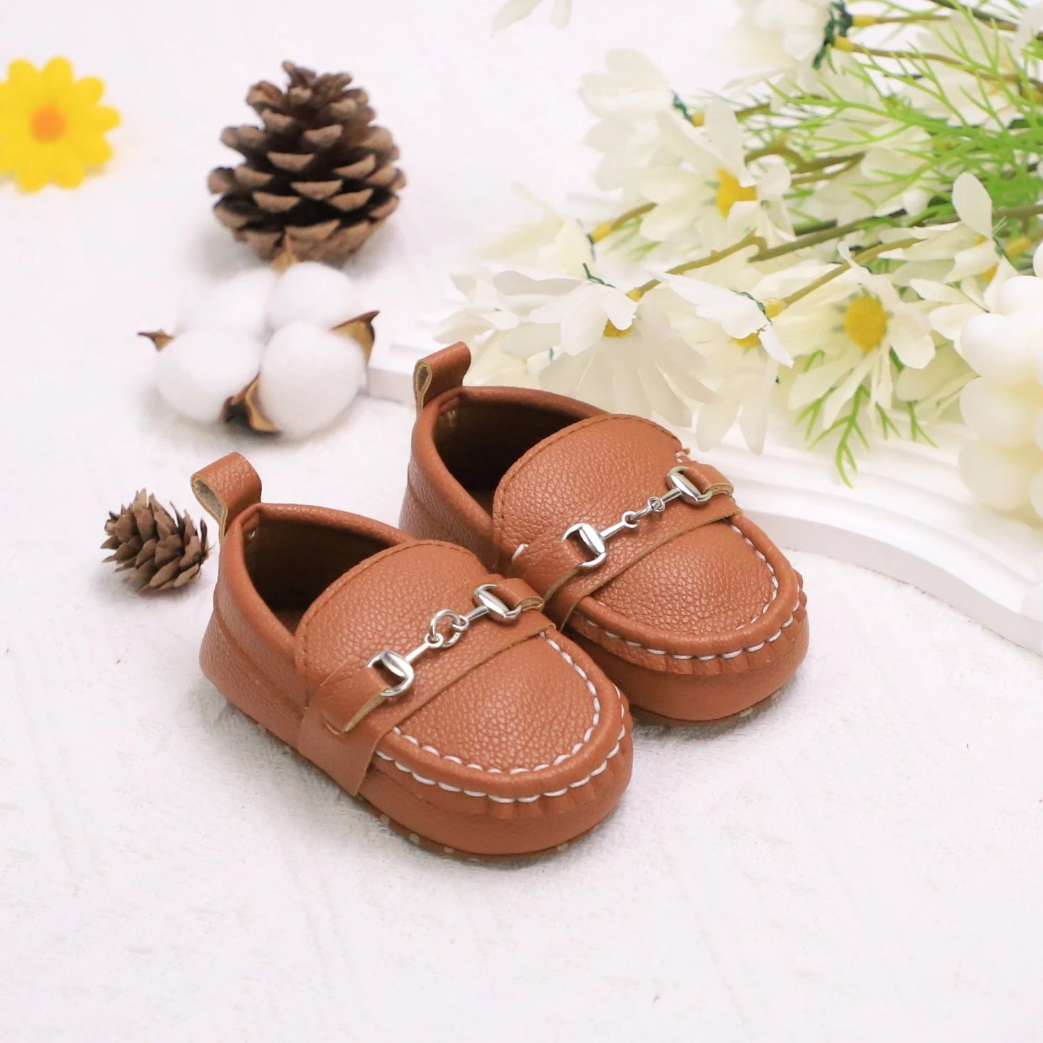 Casual Slip on Loafer Shoes For Baby Boys Non Slip Flat Shoes-All10dollars.com