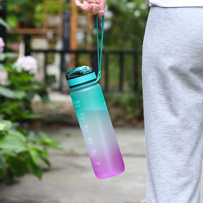 Motivational Time mark Water Bottle-water bottle-All10dollars.com