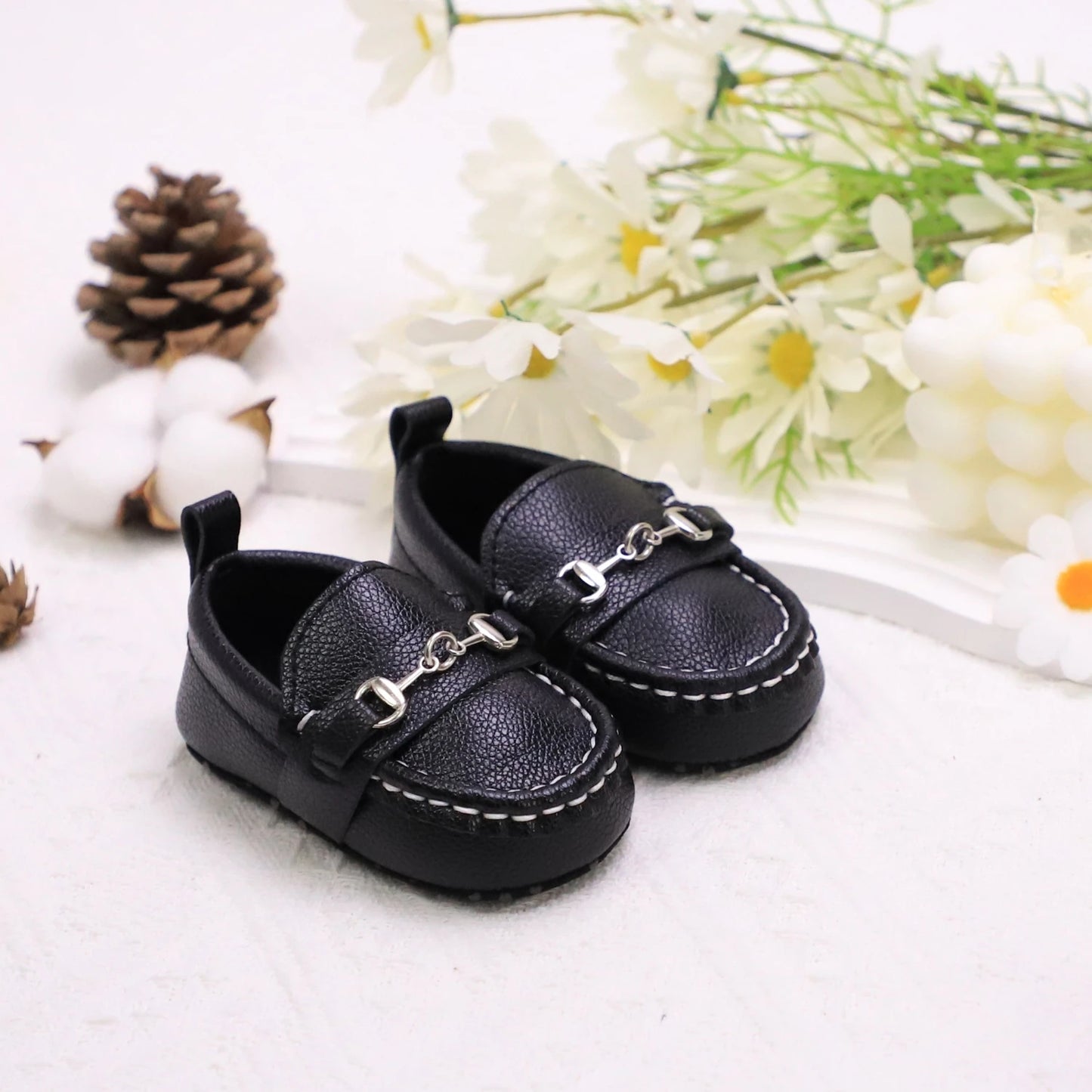 Casual Slip on Loafer Shoes For Baby Boys Non Slip Flat Shoes-All10dollars.com