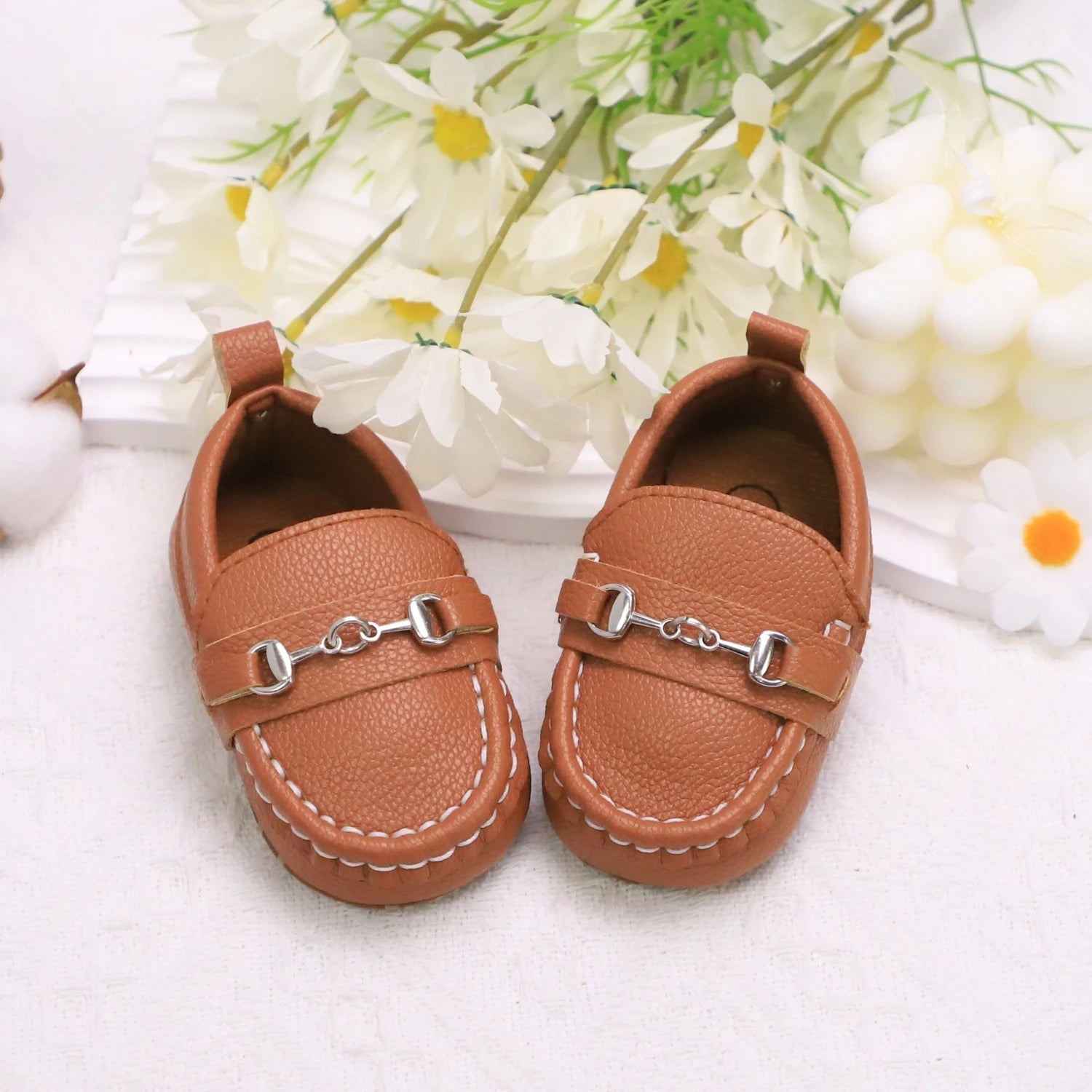 Casual Slip on Loafer Shoes For Baby Boys Non Slip Flat Shoes-All10dollars.com