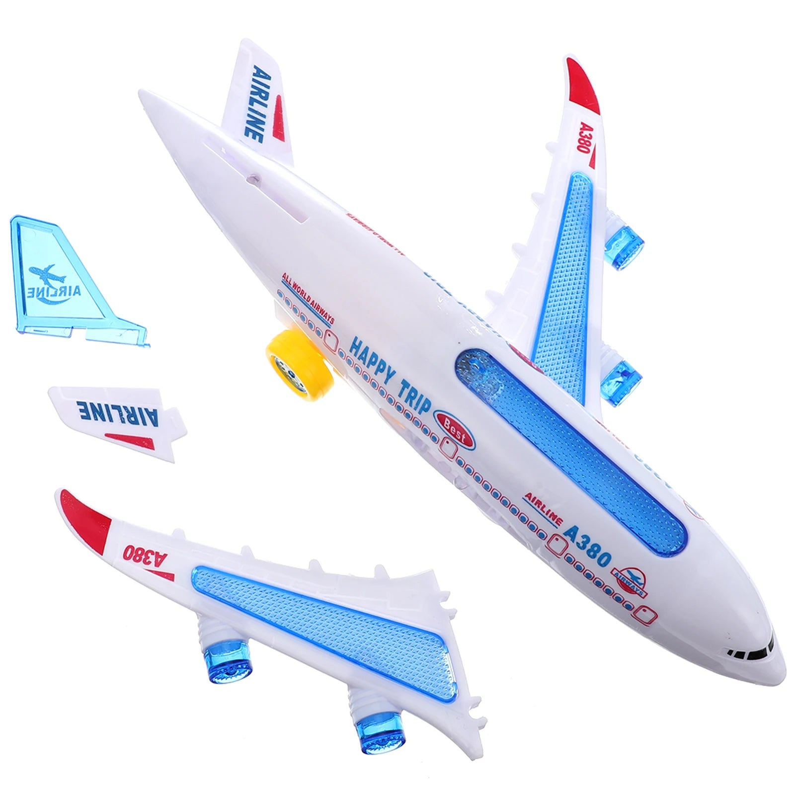 Electronic Aeroplane Toy Music Autopilot Plane Educational Gift-toy airplane-All10dollars.com