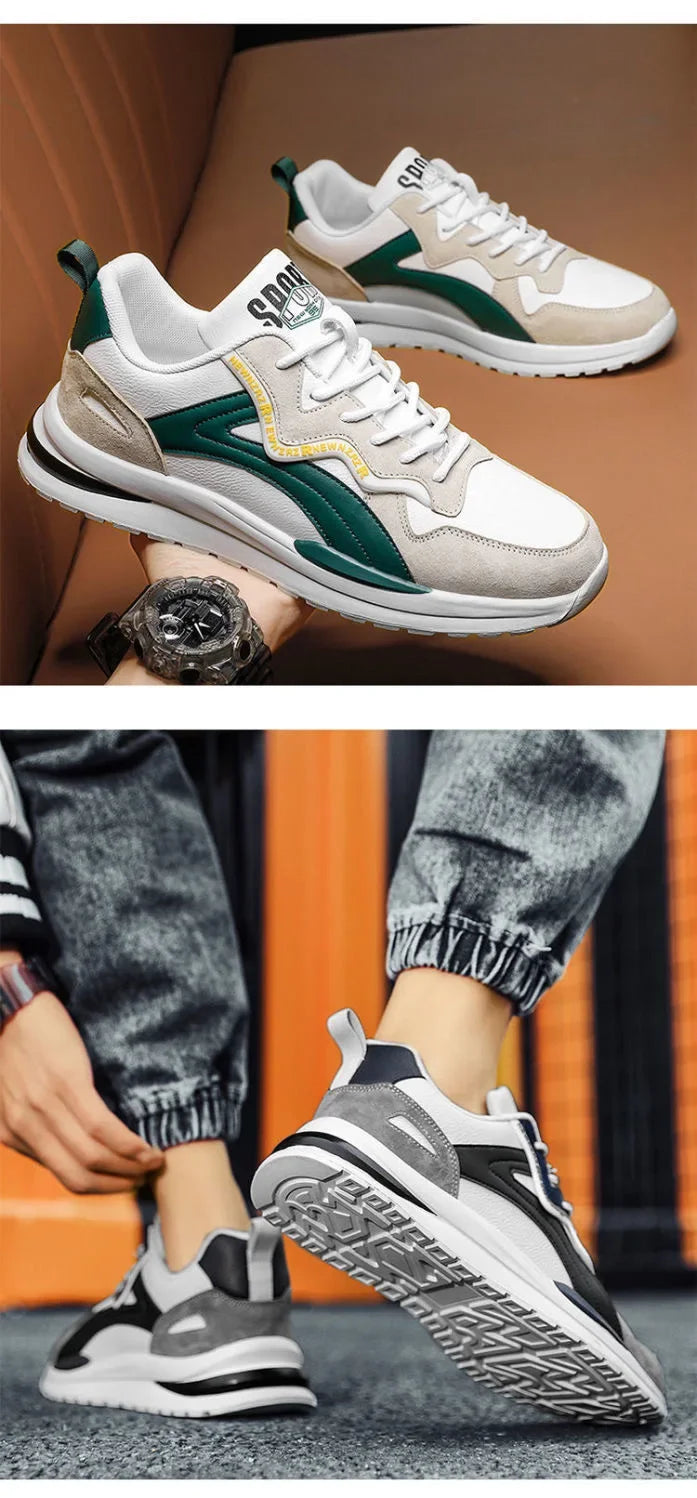 New sports shoes, spring shoes, men's trendy and versatile small white shoes, men's summer trendy shoes, board shoes-All10dollars.com