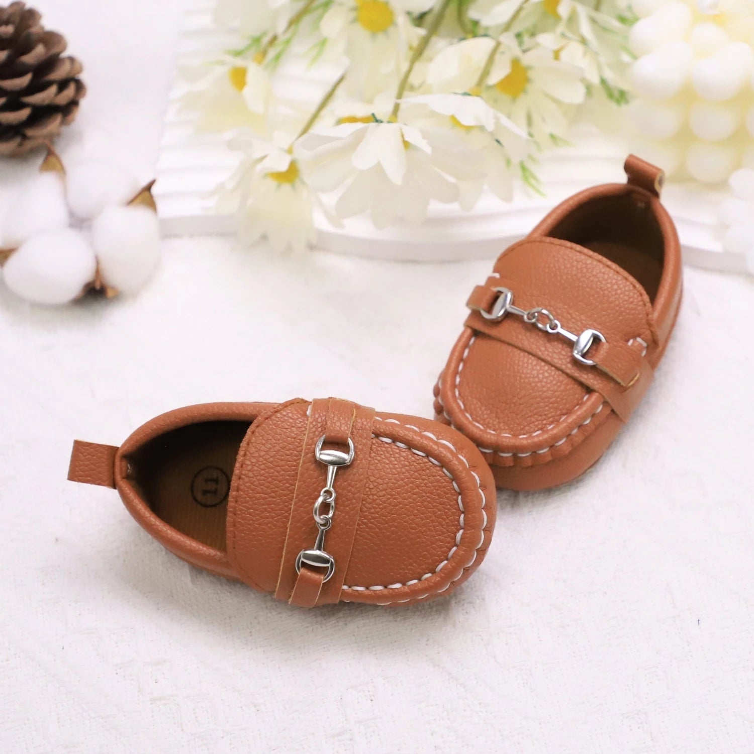 Casual Slip on Loafer Shoes For Baby Boys Non Slip Flat Shoes-All10dollars.com