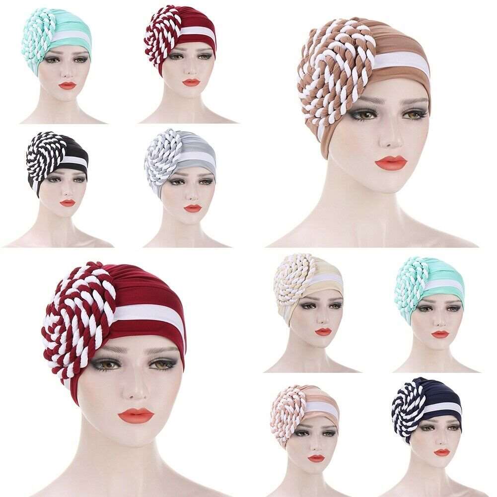 Winter Hat Beanie Braided turban bonnet head - Twisty-African Braids Turbans for woman-All10dollars.com