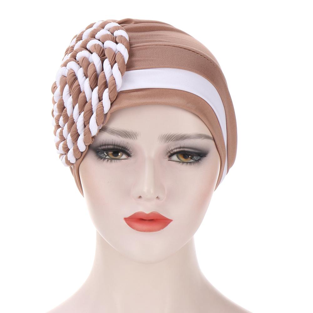 Winter Hat Beanie Braided turban bonnet head - Twisty-African Braids Turbans for woman-All10dollars.com