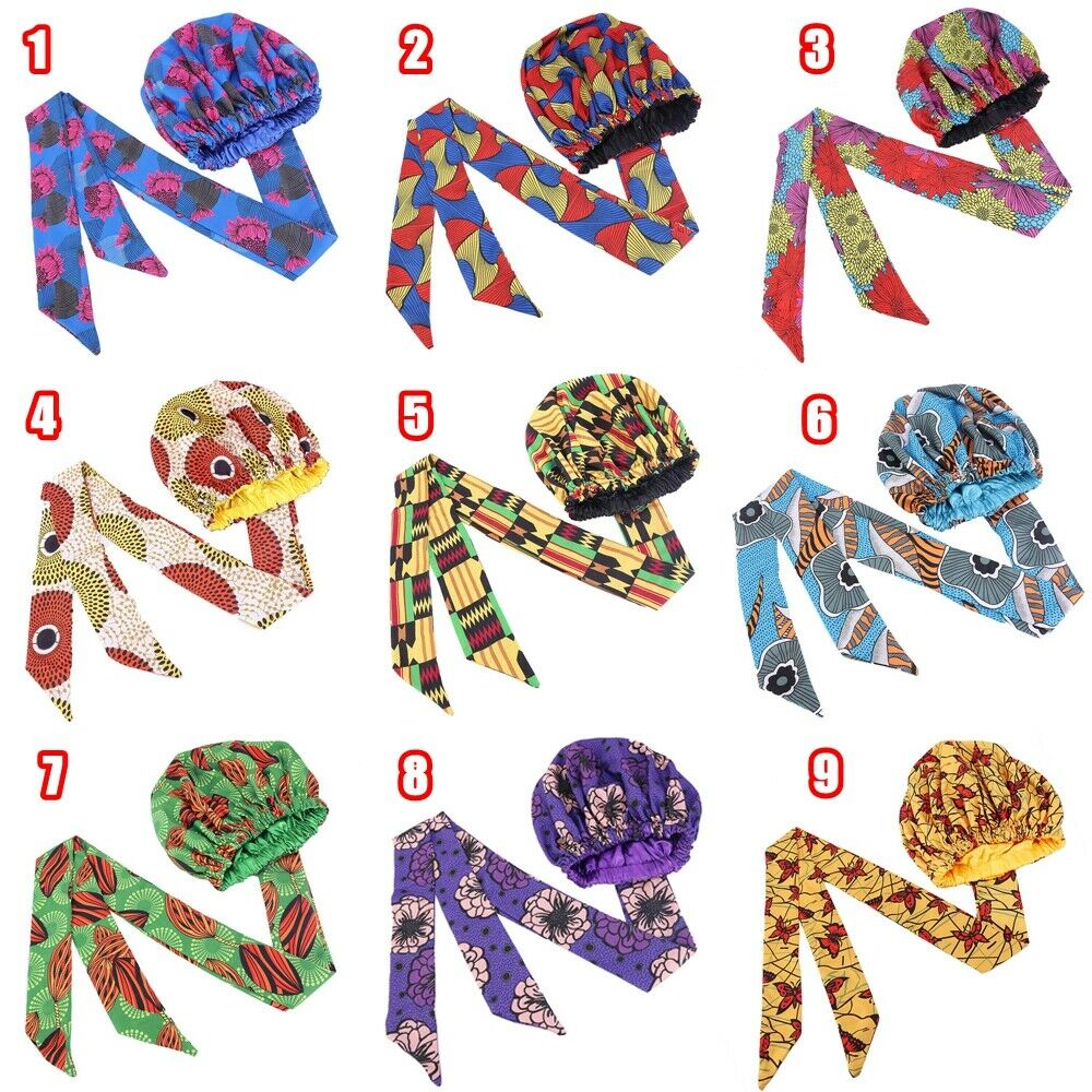 Hair Bonnet Turban Ankara Print-turbans-All10dollars.com