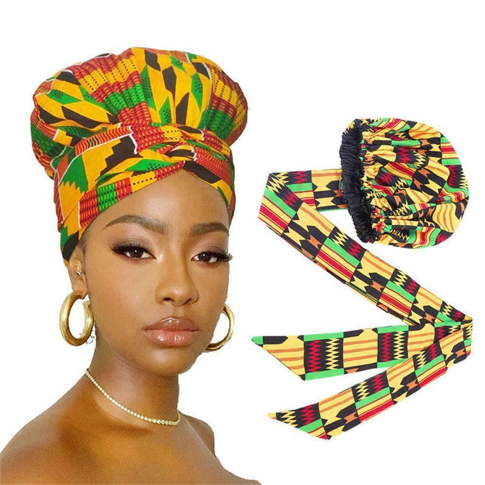 Hair Bonnet Turban Ankara Print-turbans-All10dollars.com